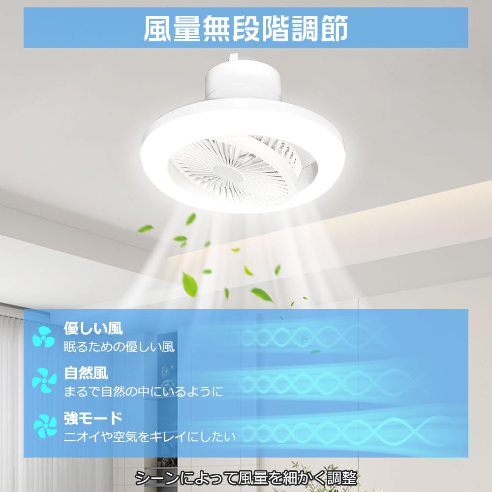 Amazon.co.jp : シーリングファンライト アレクサ対応 音声操作 首振り